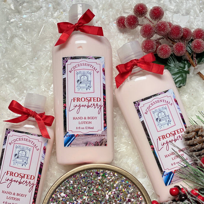 Just Heavenly ~ Frosted Lingonberry ~ Natural Hand & Body Lotion