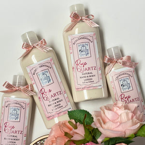 Calming Rose Quartz ~ Natural Hand & Body Lotion