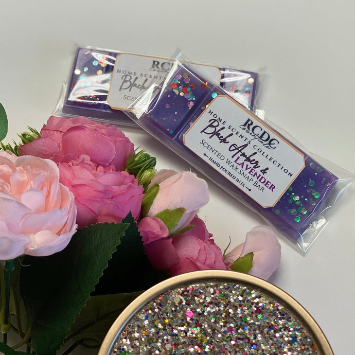 Black Amber Lavender ~ Scented Melting Wax Bar