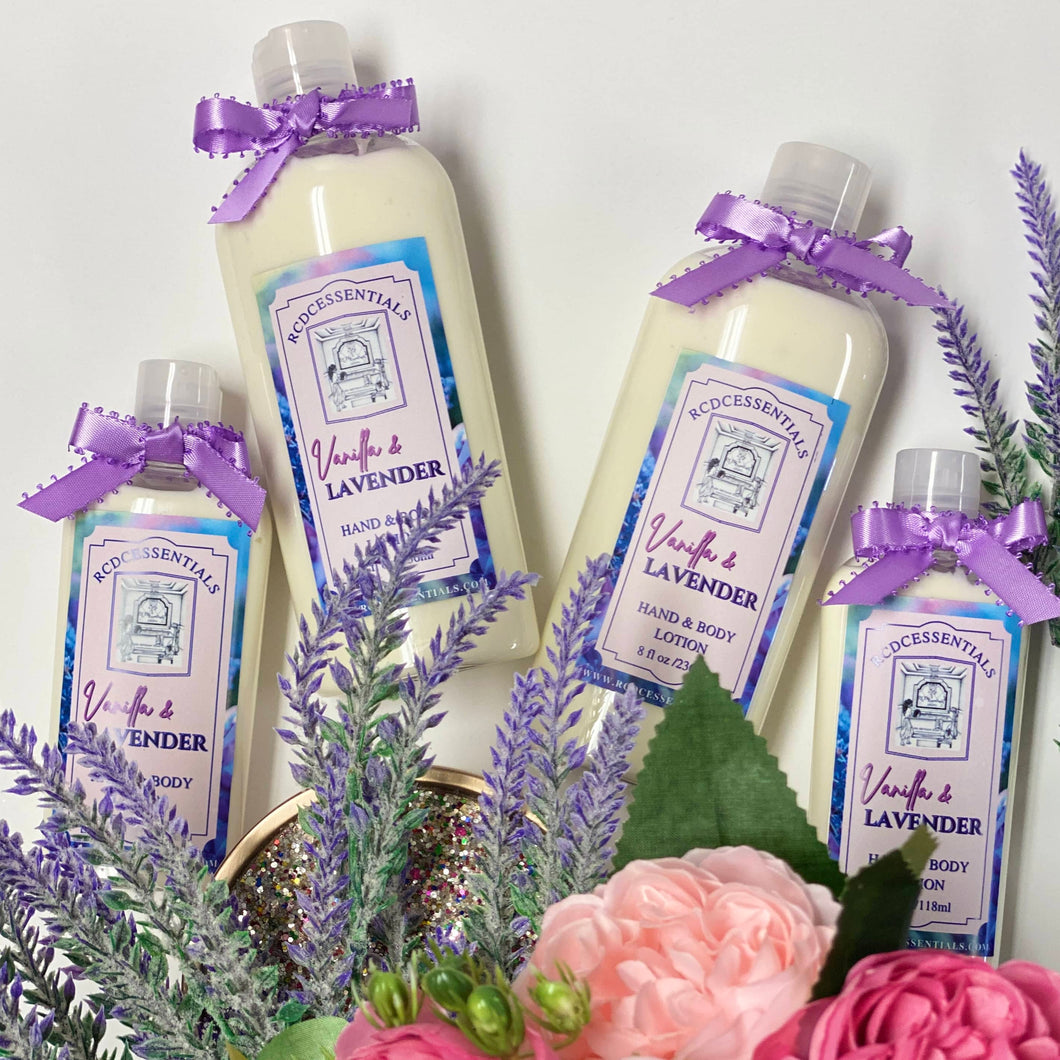 Vanilla Lavender ~ Natural Hand & Body Lotion