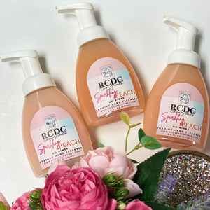 Sparkling Peach ~ No Rinse Foaming Hand Wash Cleans Hands Without The Use Of Water!