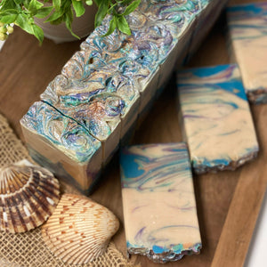 (2 End Cut LEFT) Siren Of The Sea ~  Handmade Cold Process Soap