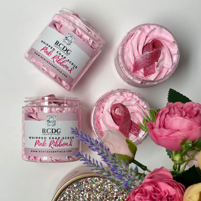 Pink Ribbon ~ Whipped Soap Sugar Scrub