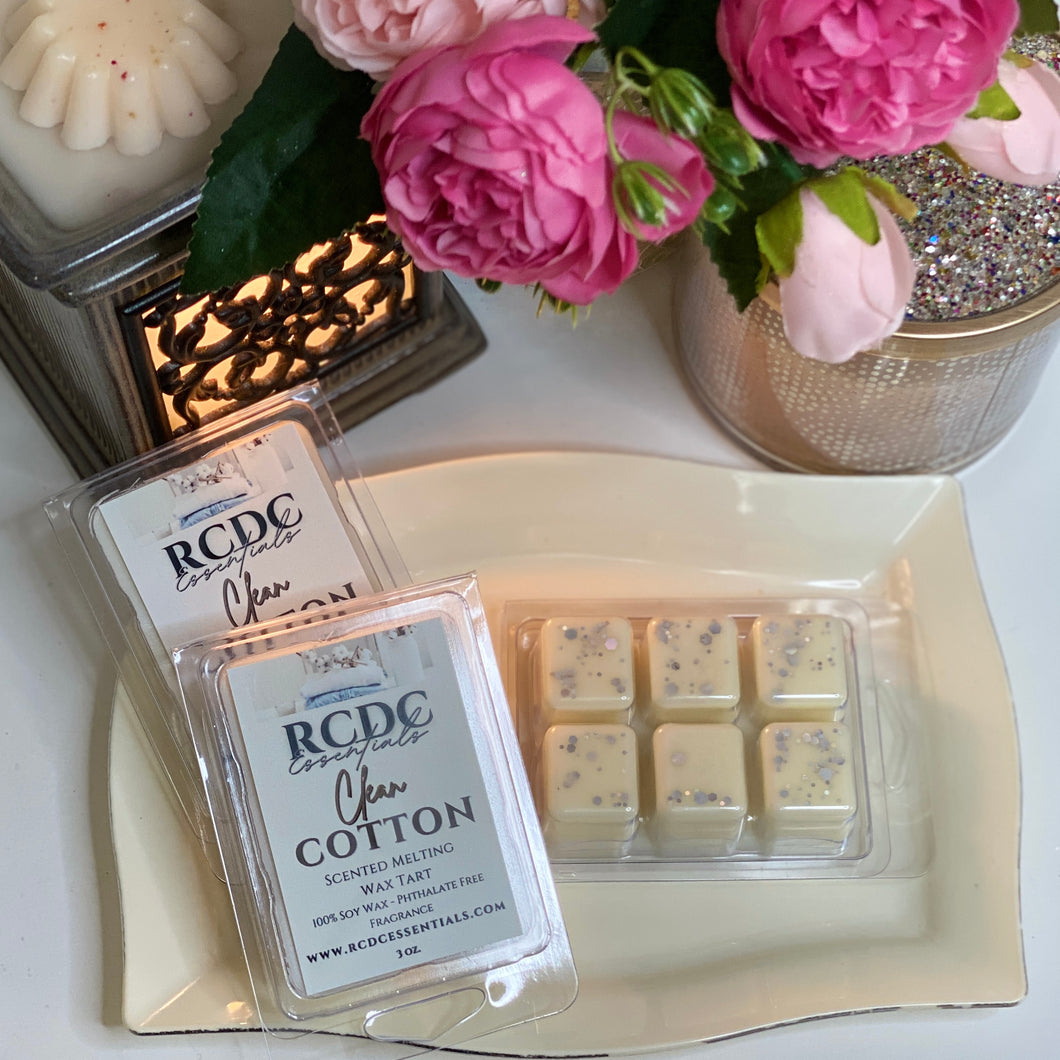 Clean Cotton ~ Scented Melting Wax Tarts