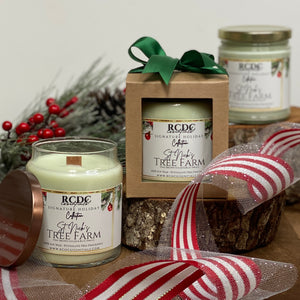 St. Nick's Tree Farm ~ Natural Hand Poured Soy Candle Lg. Jar
