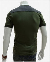Short Sleeve Military style Henley Shirt