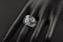 Fiore Austrian Crystal Pave Cocktail Ring