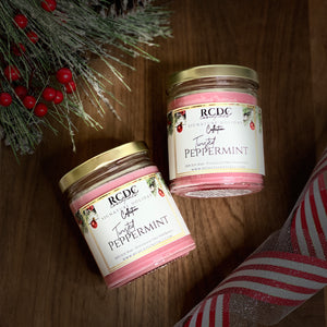 Twisted Peppermint ~ Natural Hand Poured Soy Candle