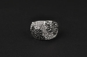 Fiore Austrian Crystal Pave Cocktail Ring