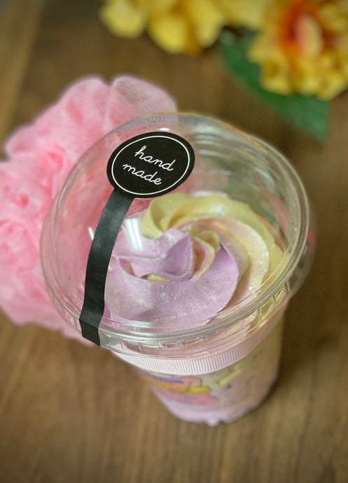 Tropical Smoothie ~ Body Frosting Soap Scrub Gift Set