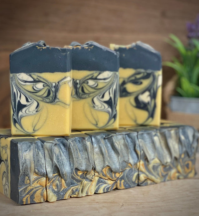 Hogwarts House Sorting Soap~ Hufflepuff Handmade Cold Process Goat's Milk Bar Soap