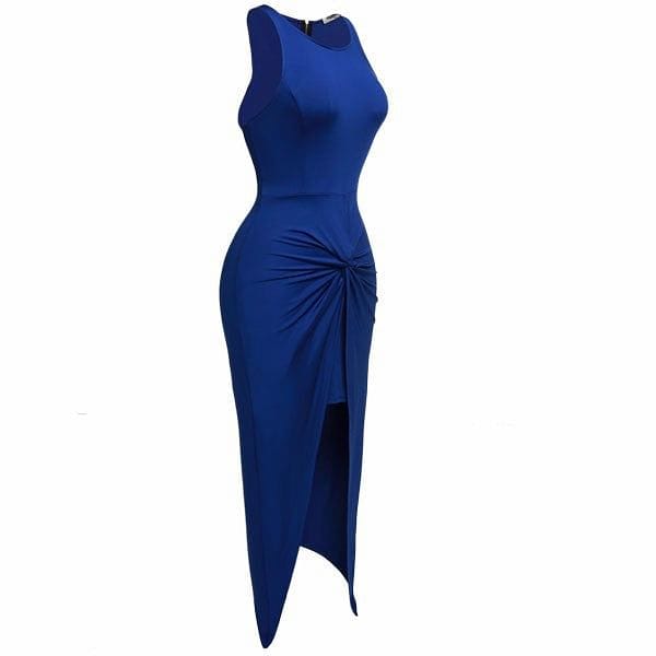 Knotted Form Fitting Maxi Dress RCDCessentials Knotted Form Fitting Maxi Dress RCDCessentials