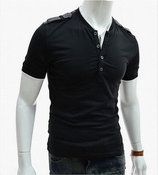 Short Sleeve Military style Henley Shirt – RCDCessentials
