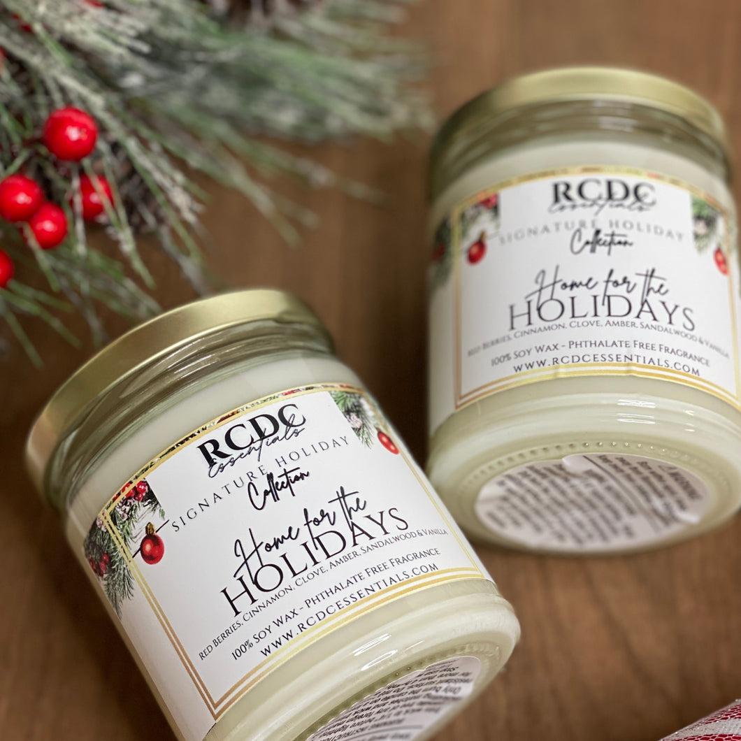 Home For The Holidays ~ Natural Hand Poured Soy Candle