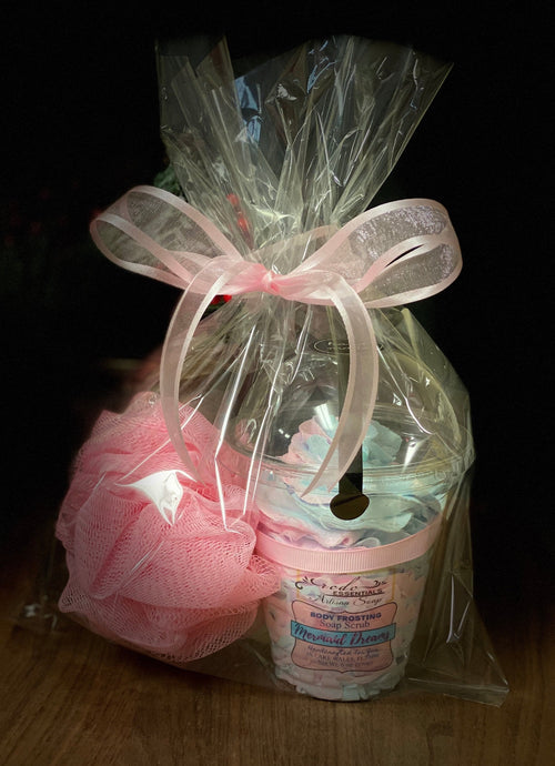 Mermaid Dreams ~ Body Frosting Soap Scrub Gift Set