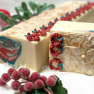 A Berry Holly Christmas ~ Handmade Cold Process Soap