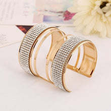 Cutout Crystalized Cuff Bracelet