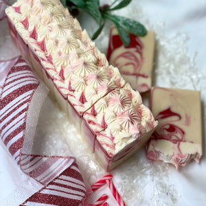 Peppermint Poppy ~ Handmade Cold Process Goat's Milk Bar Soap