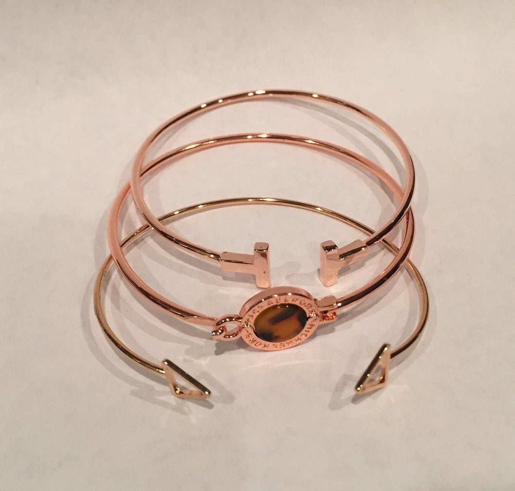 Zoey Rose Gold Stackable fashion bracelet