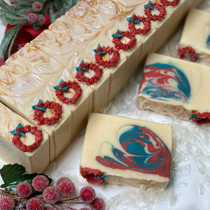 A Berry Holly Christmas ~ Handmade Cold Process Soap